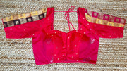 Pink Brocade blouse