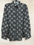 Ajrakh handblock printed shirts in pure Cotton