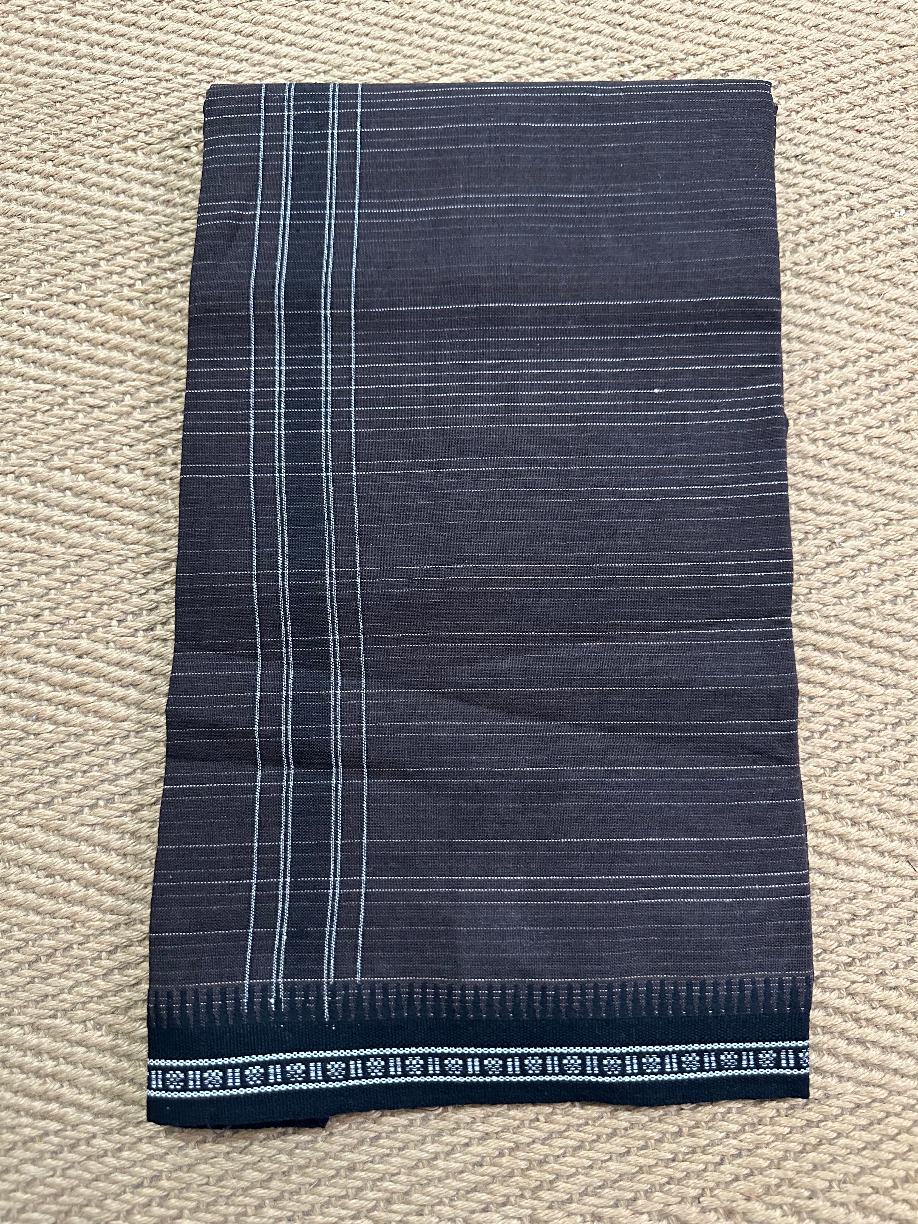 Brown cotton dhothi