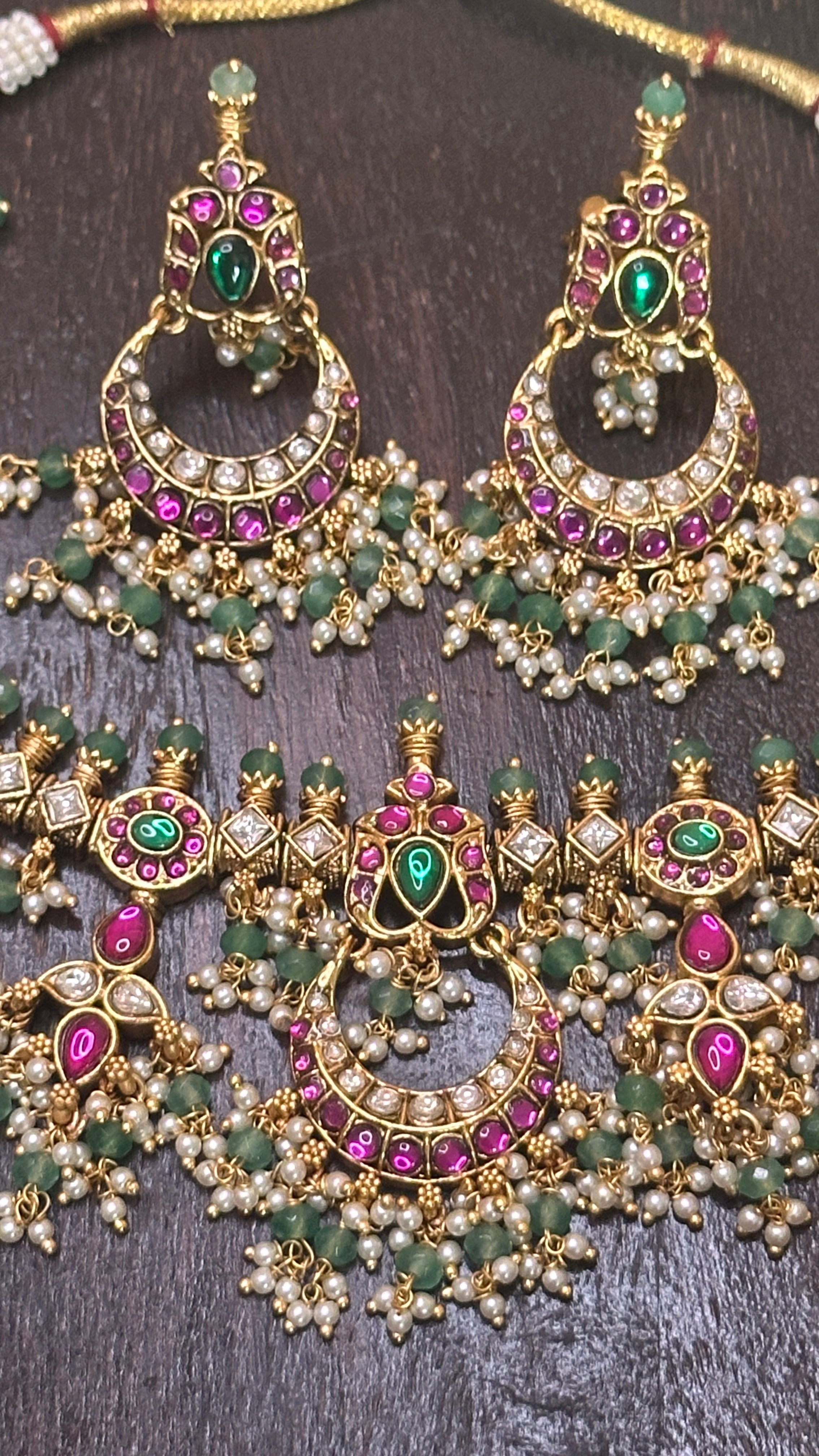 Guttapusalu necklace and earring