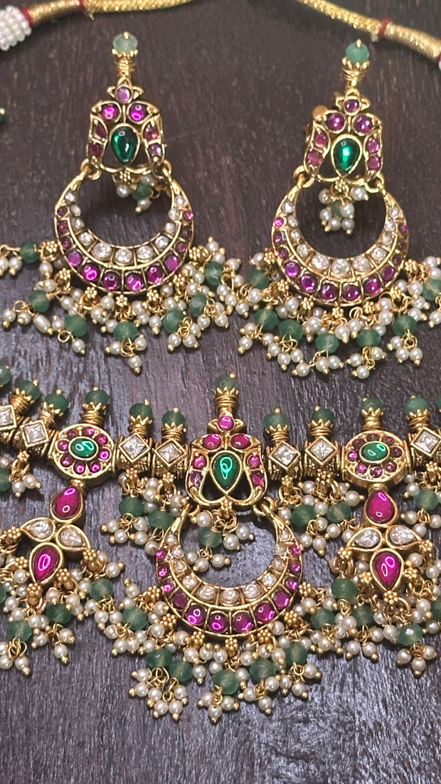 Guttapusalu necklace and earring