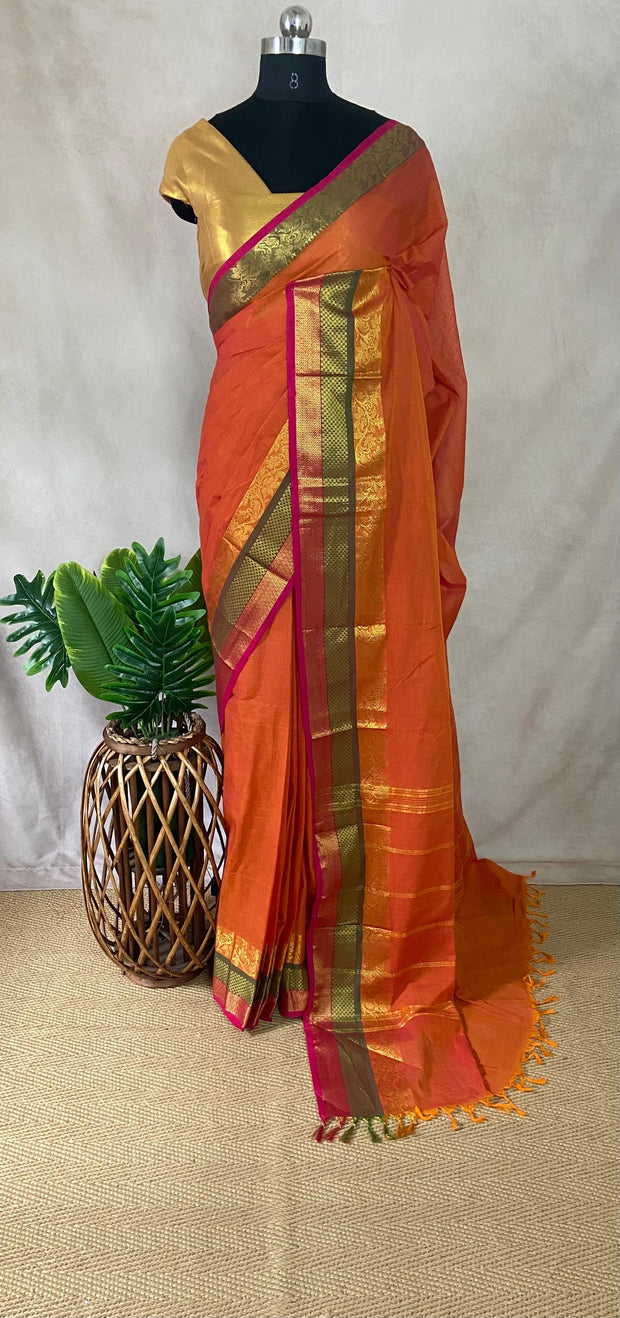 Kanchivaram cotton sarees, NO BP