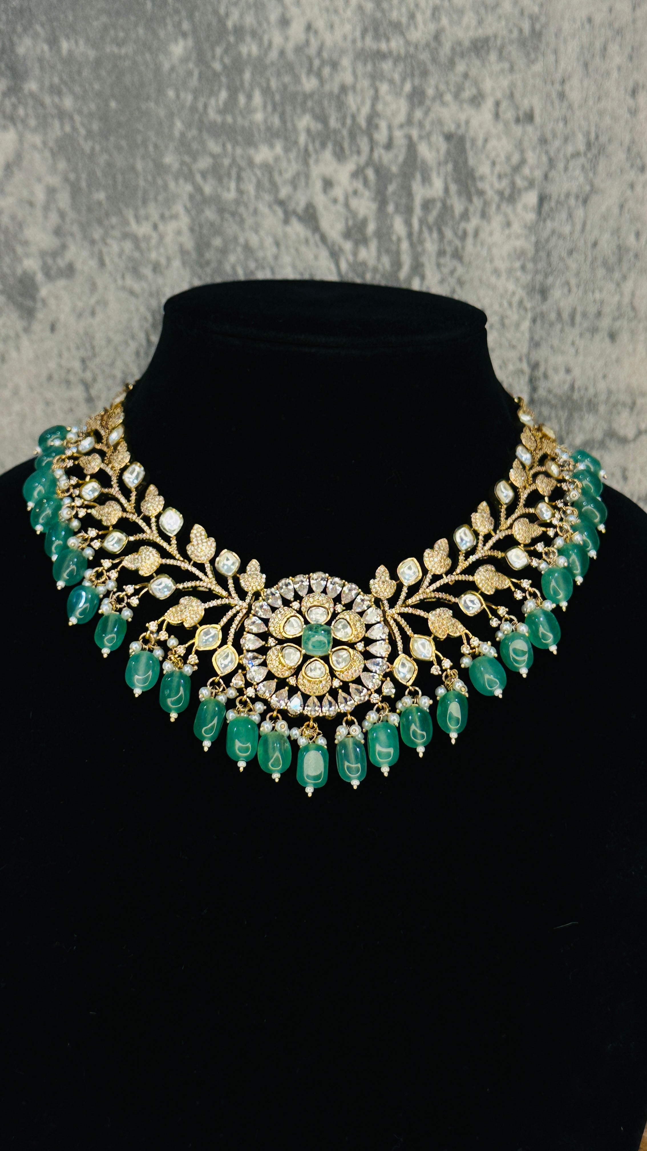 Designer replica necklace with earring
