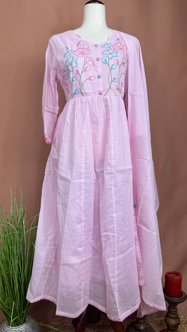 Light Pink kurti set