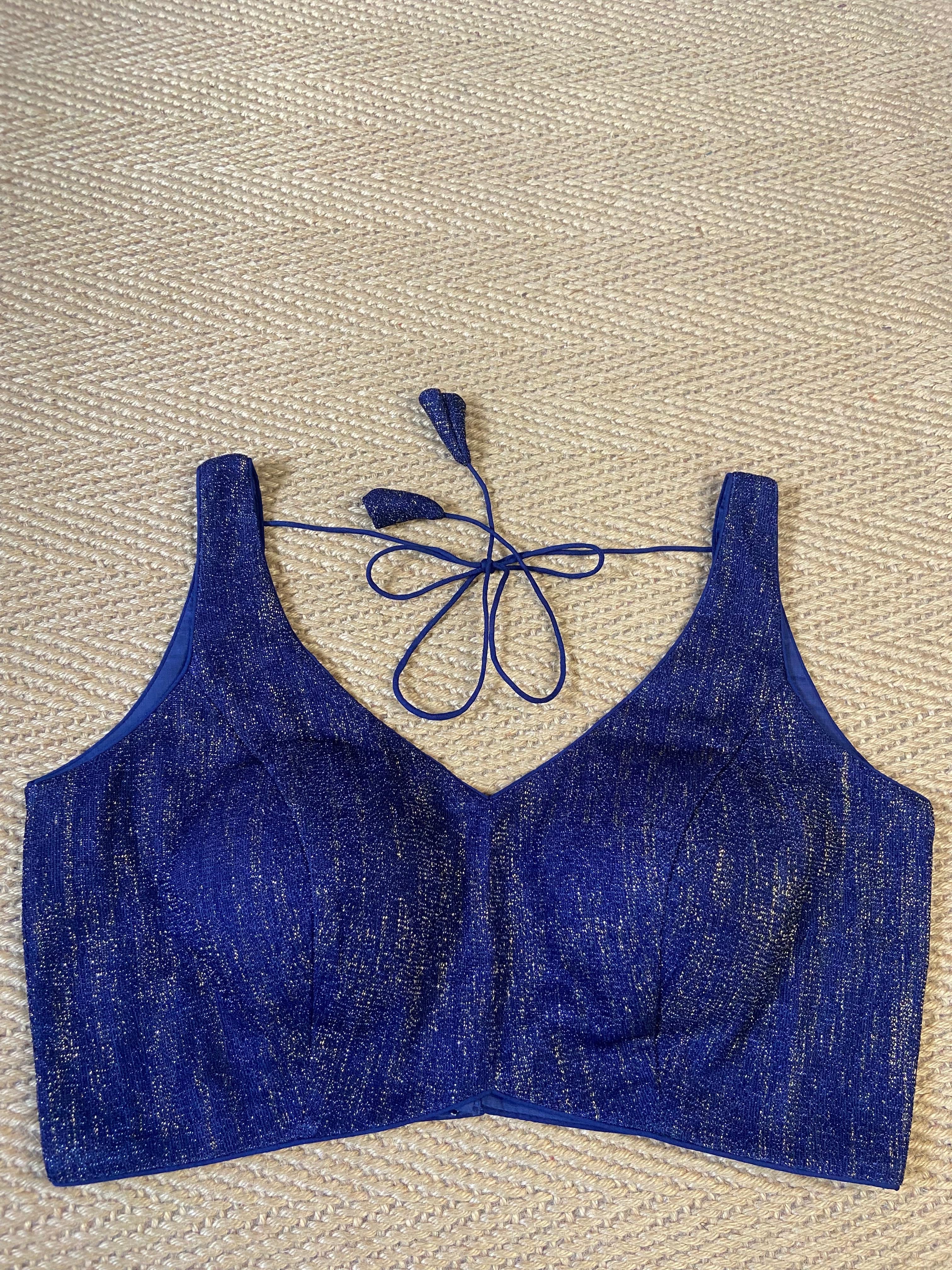 Navy blue blouse