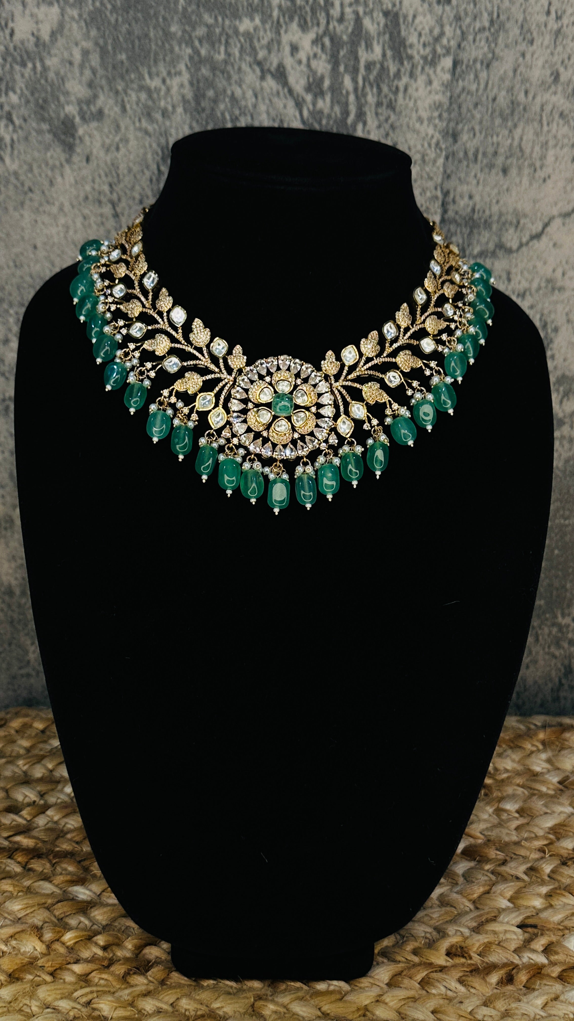 Designer replica necklace with earring