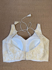 Off white brocade blouse