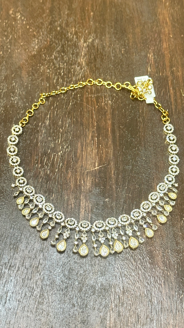 Necklace with earring