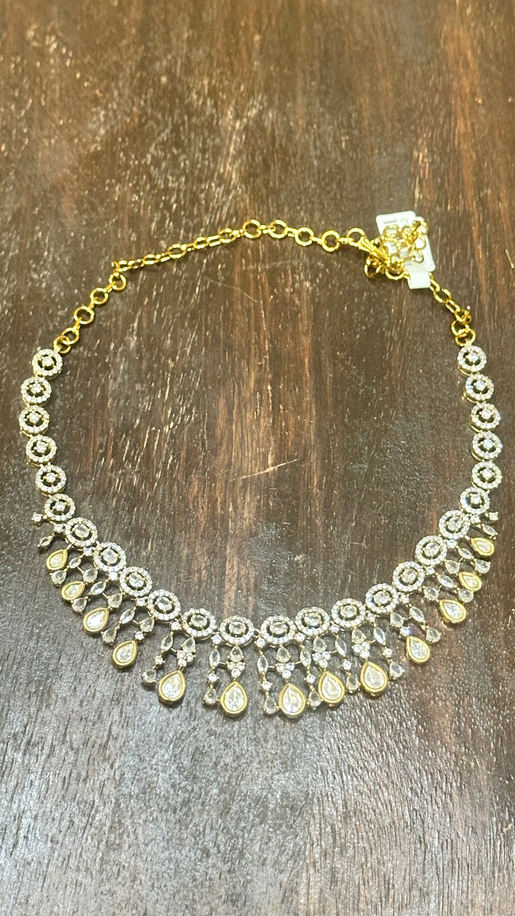 Necklace with earring