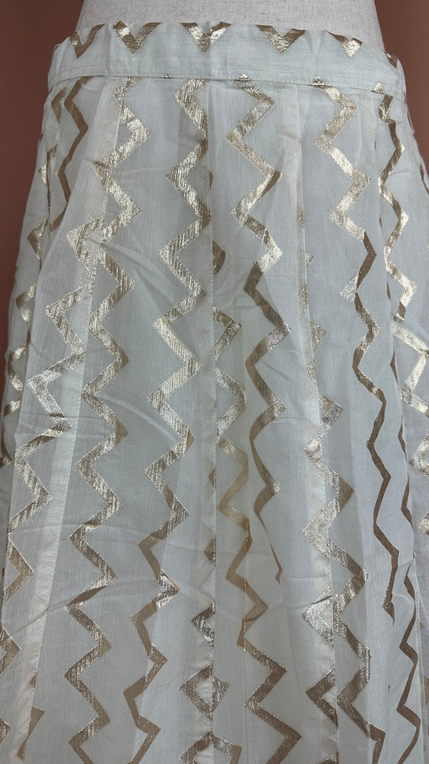 Chanderi skirt