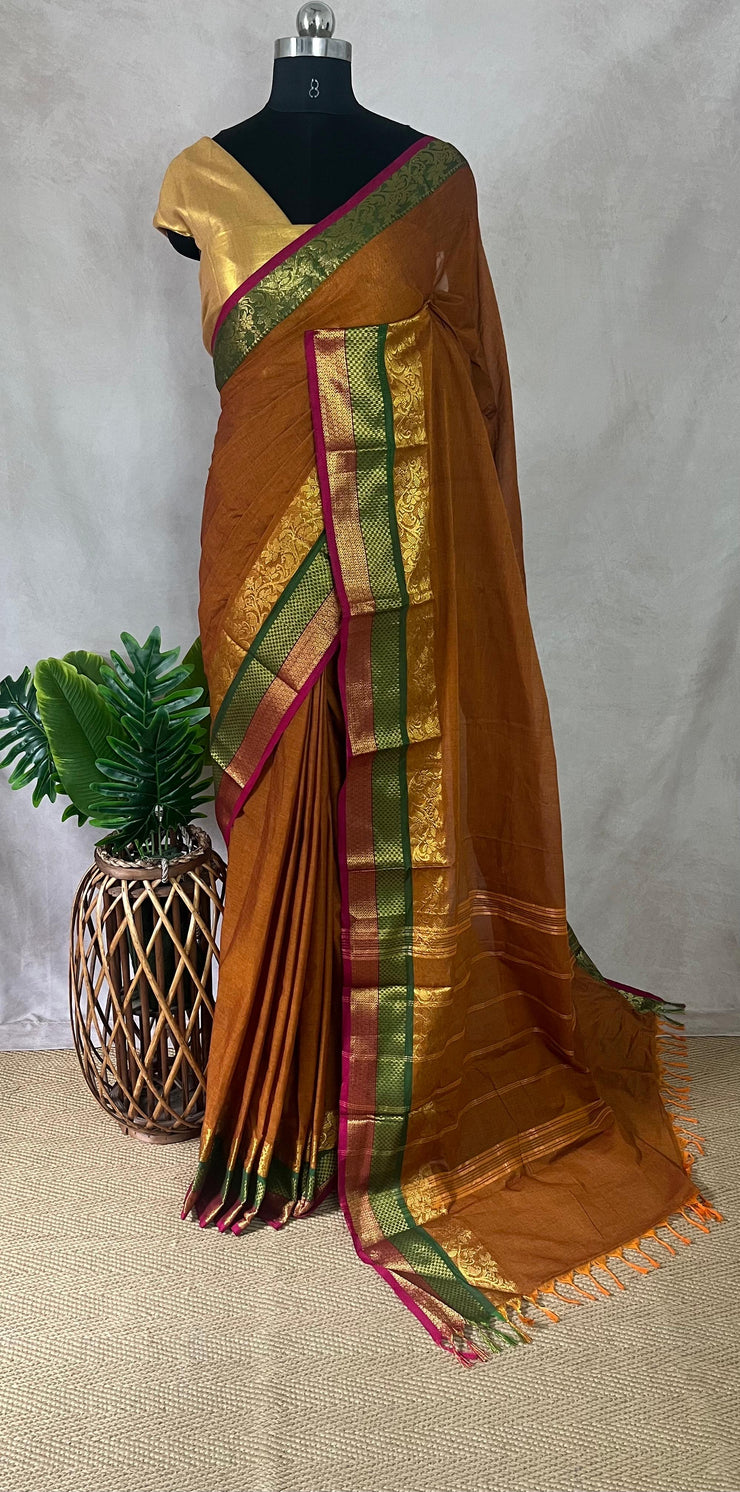 Kanchivaram cotton sarees, NO BP
