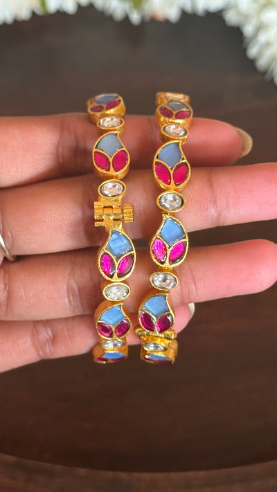 Jadau openable bangle (set)