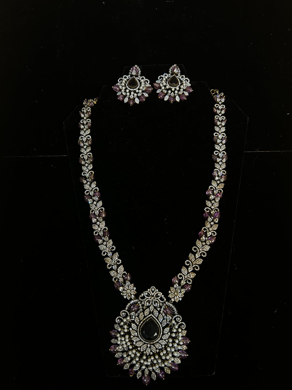 Necklace with earring