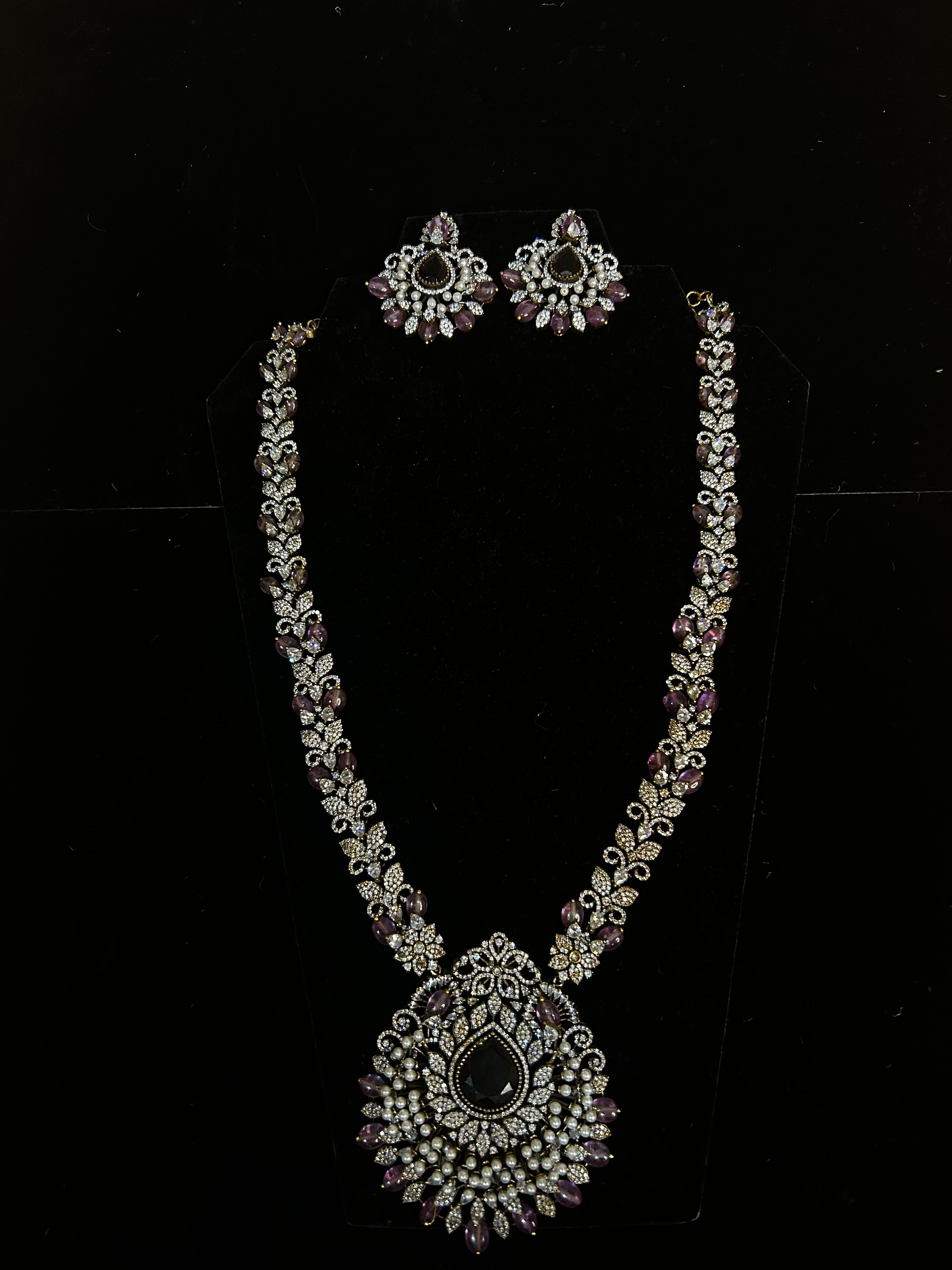 Necklace with earring