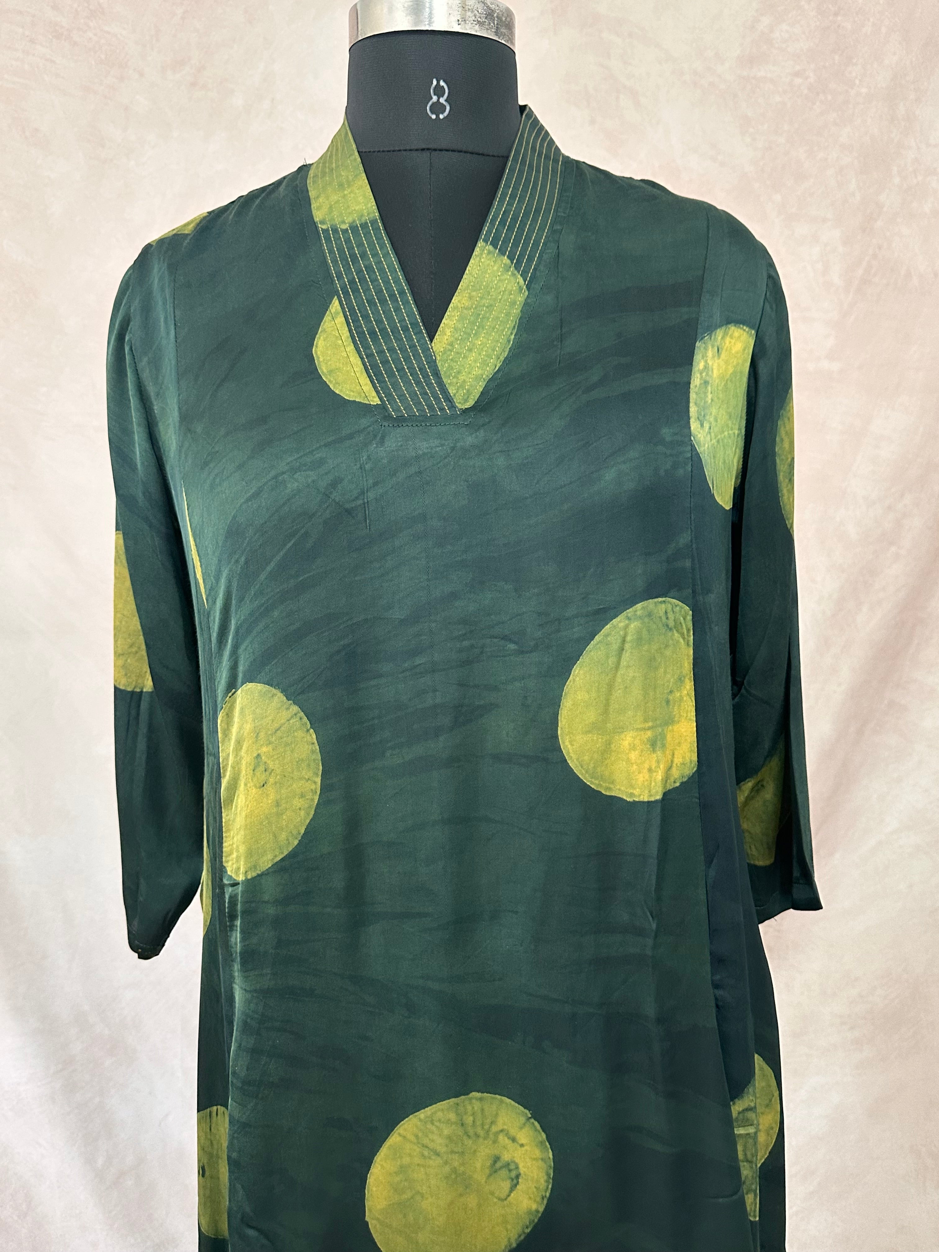 Modal silk kurti and bottom