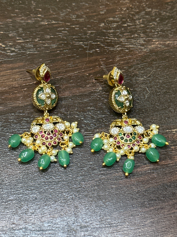 Necklace with earring