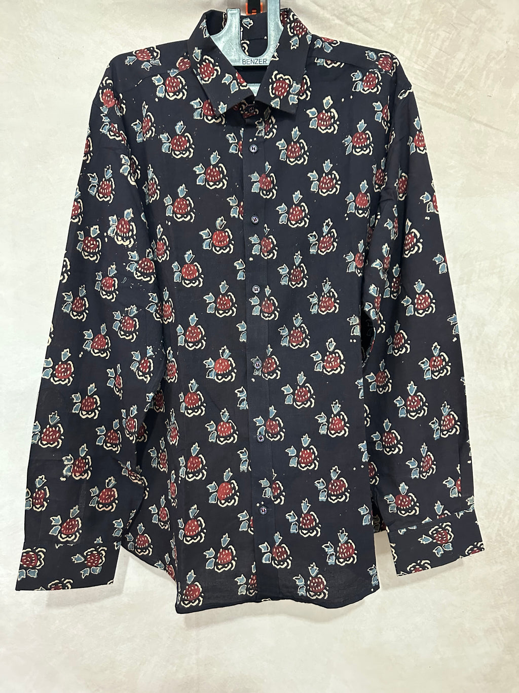 Ajrakh handblock printed shirts in pure Cotton