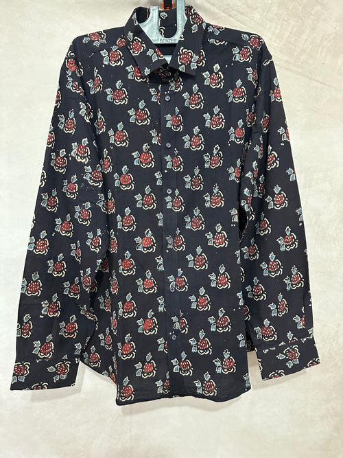 Ajrakh handblock printed shirts in pure Cotton