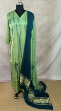 Shibori modal silk kurti set