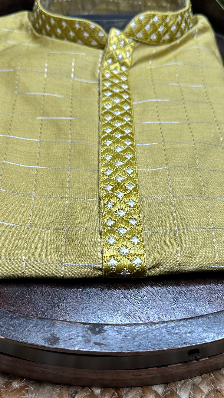 light Lemon green kurta - 40