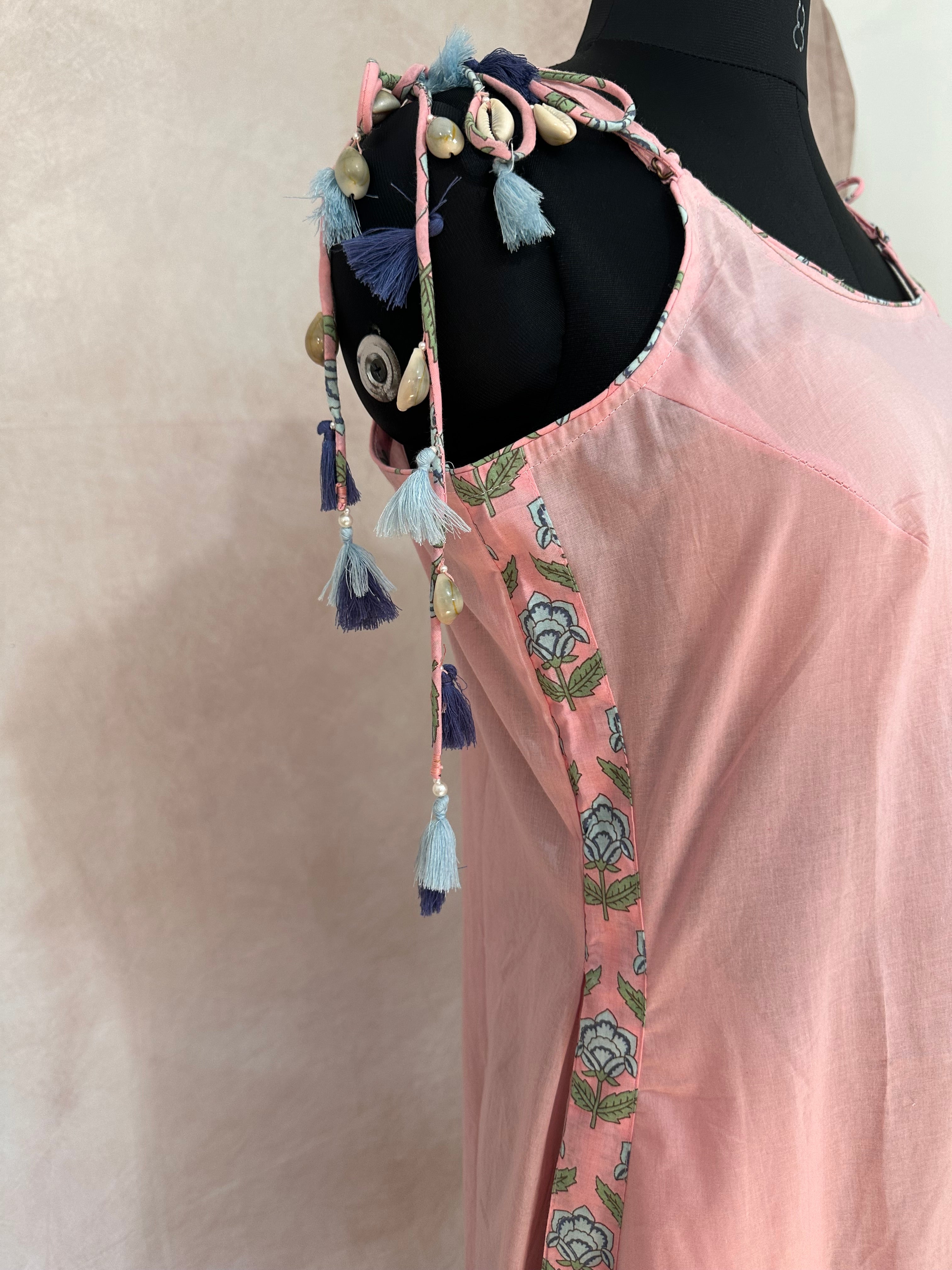 Cotton kurti with bottom and dupatta