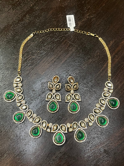 Necklace with earring