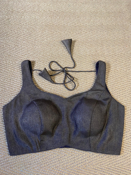 Black tissue blouse