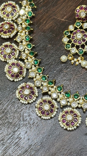 Necklace with earring