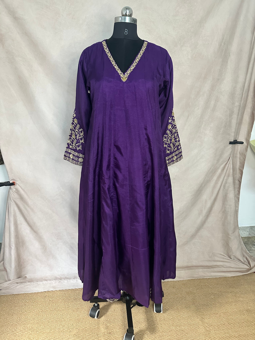 Anarkali with bottom and dupatta