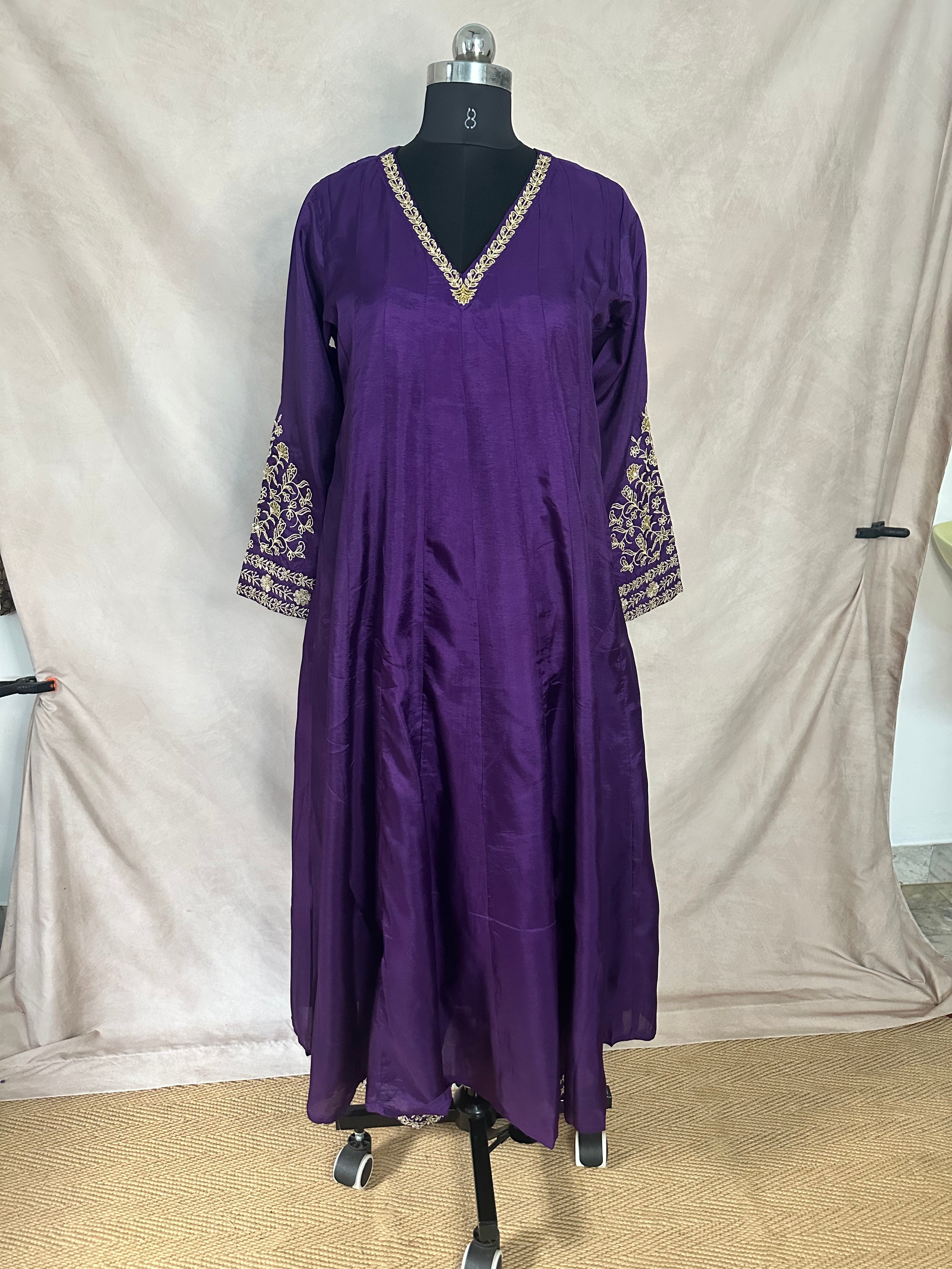 Anarkali with bottom and dupatta