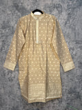 Sandalwood cotton silk kurta