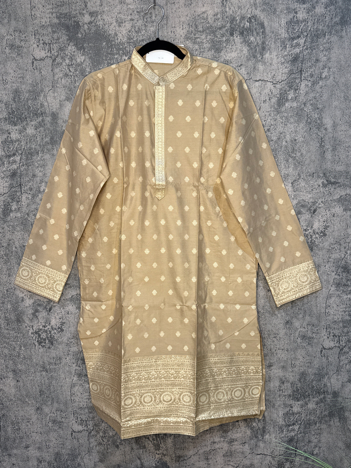 Sandalwood cotton silk kurta