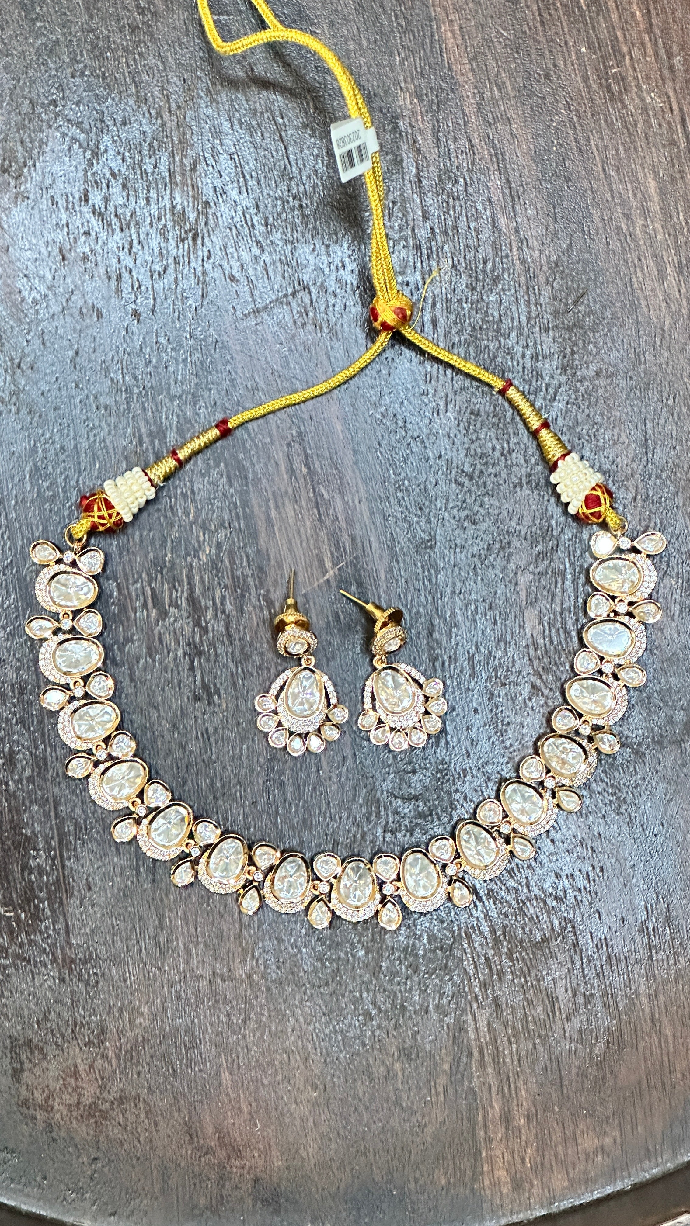 Necklace with earring