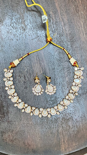 Necklace with earring