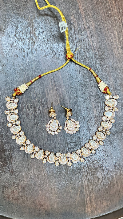 Necklace with earring