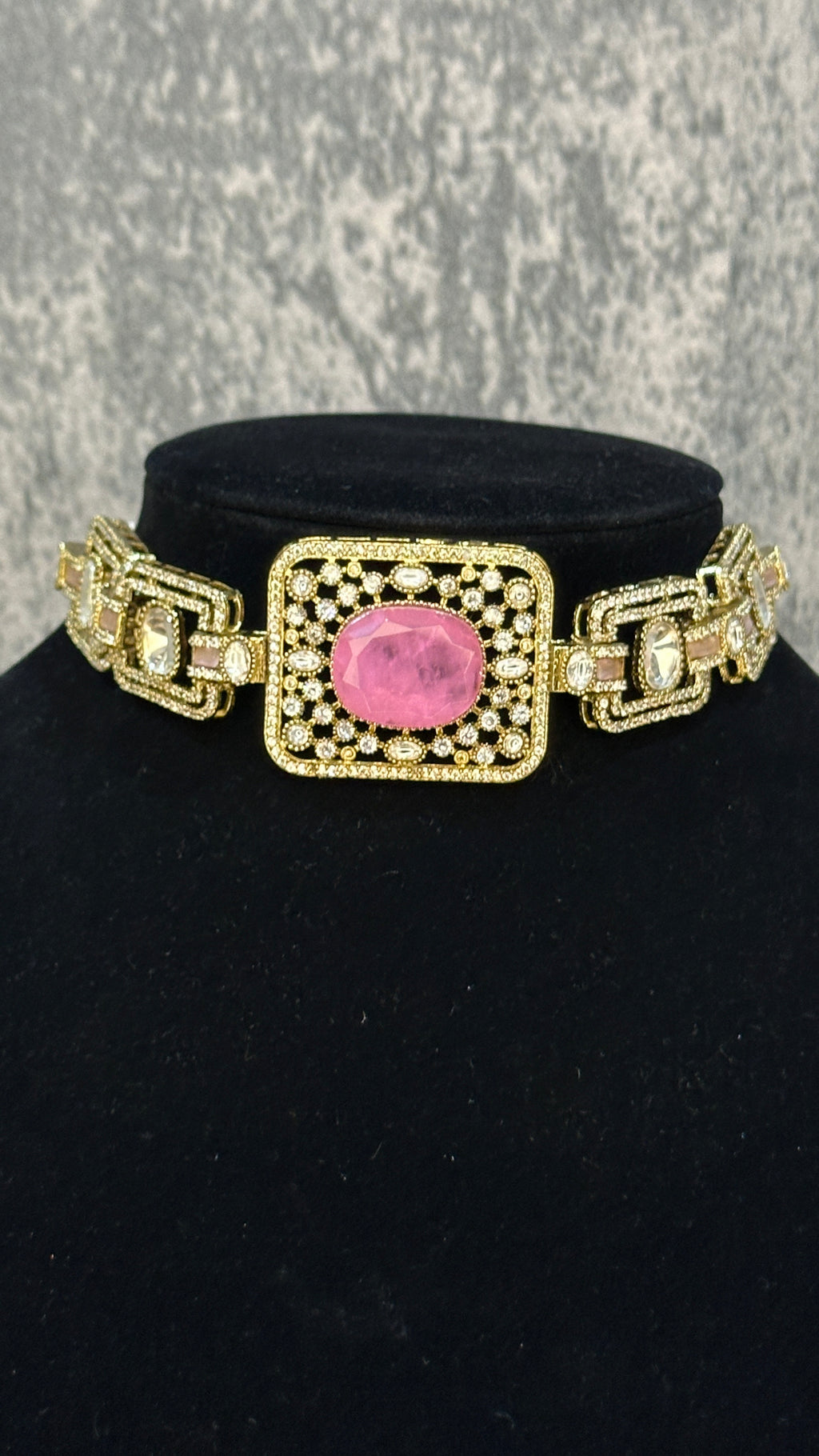 Designer choker with earring