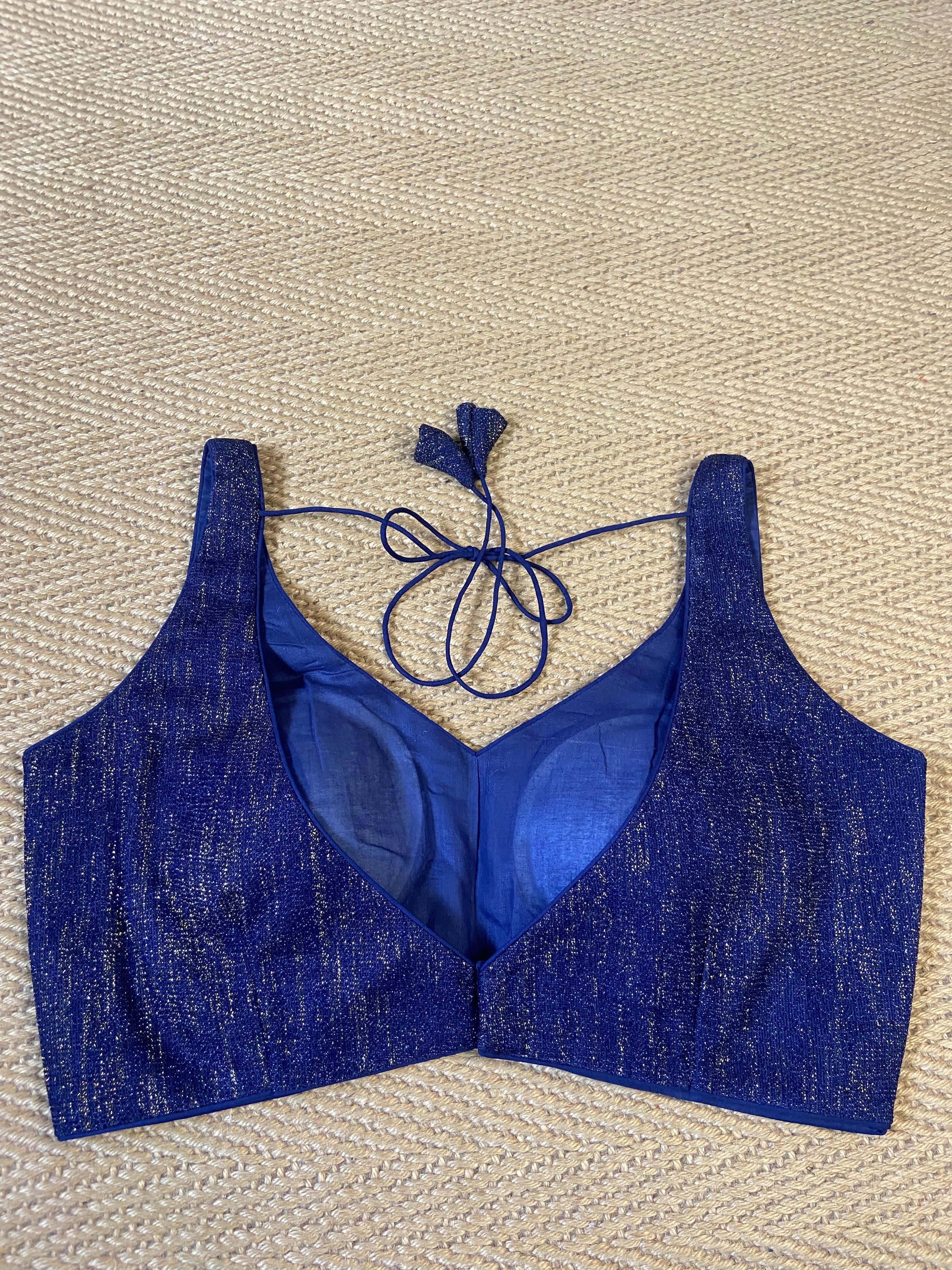Navy blue blouse