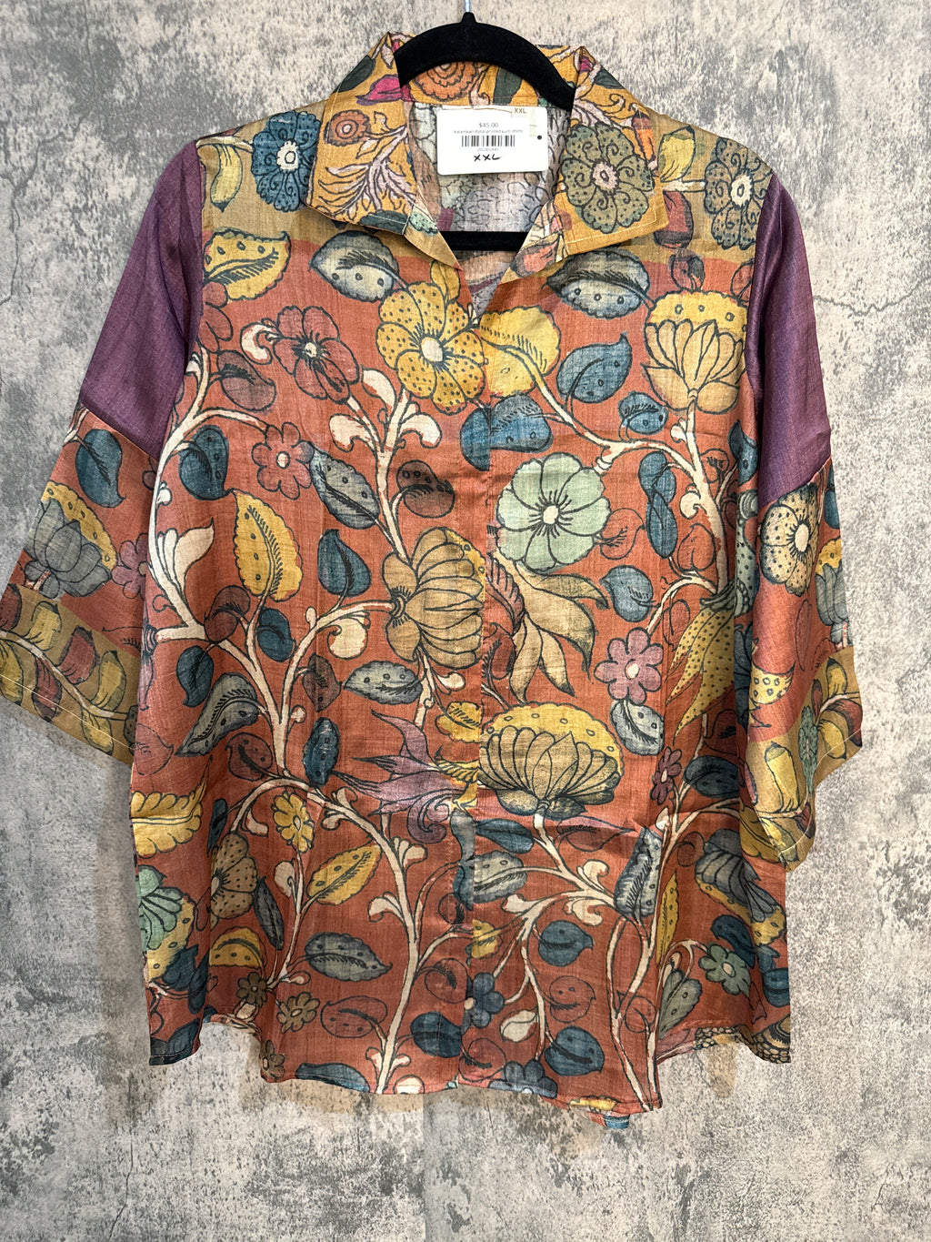 Kalamkari dijital printed kurti shirts