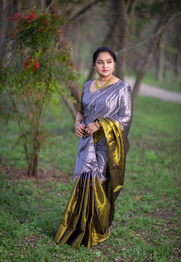 Cotton tissue saree