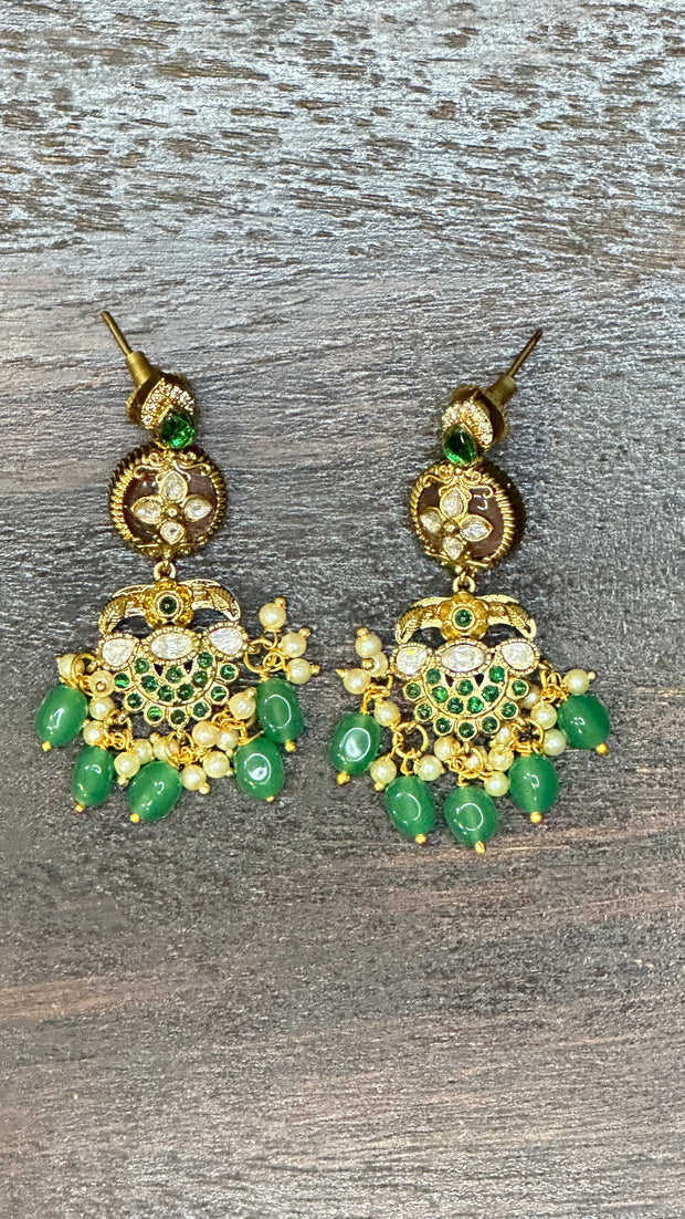 Necklace with earring