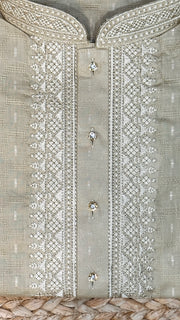 Sandalwood color soft cotton silk fabric kurta - 38