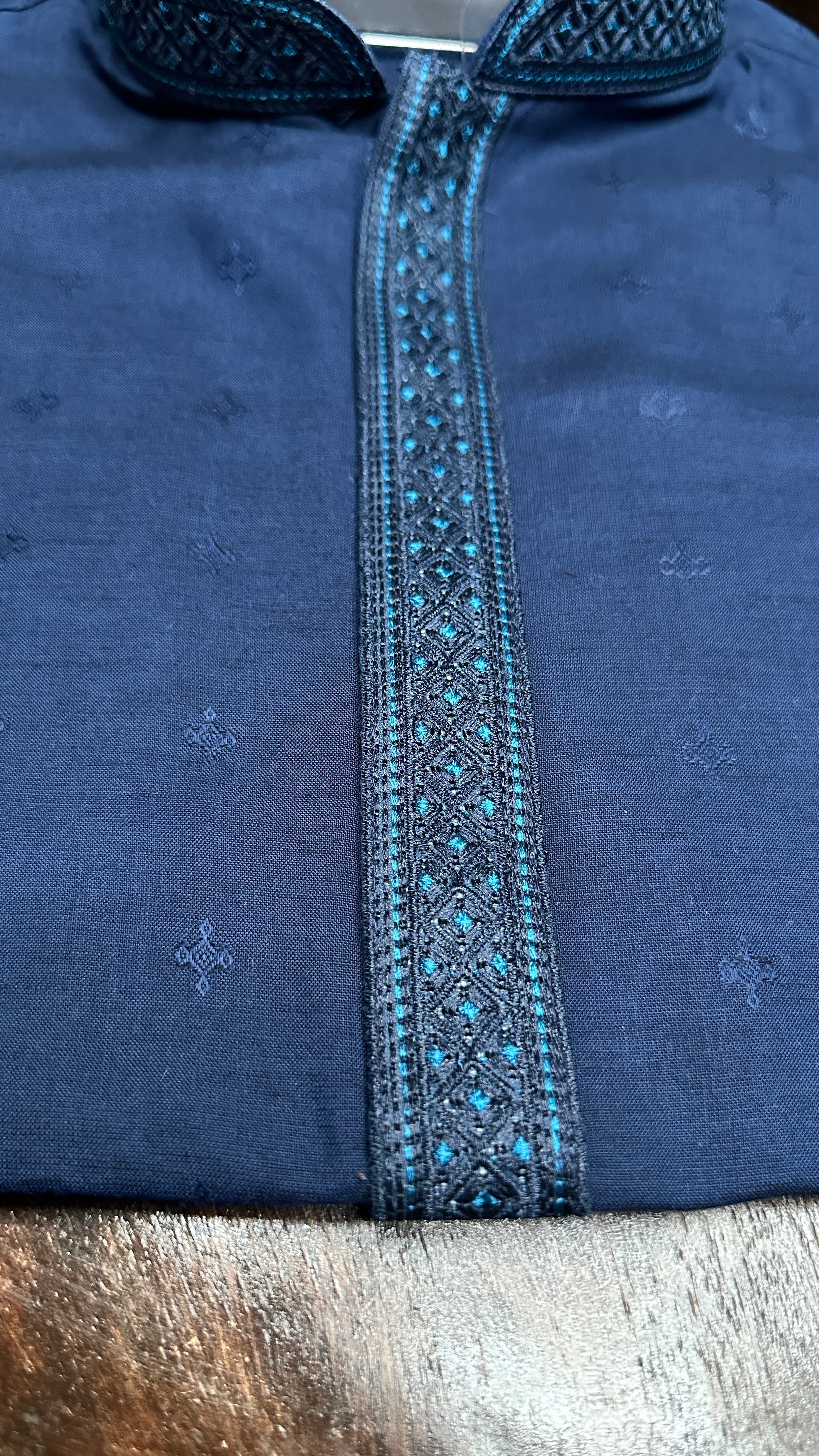 Navy blue kurta - 40