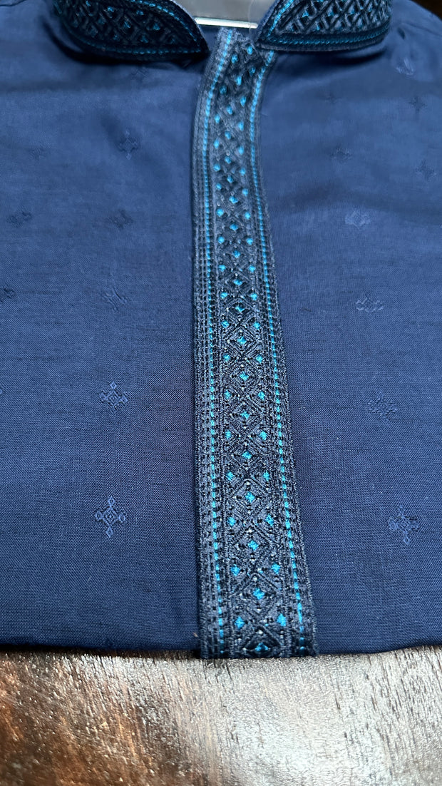 Navy blue kurta - 38