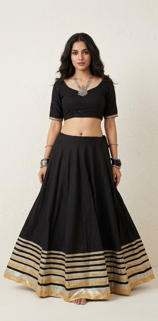 8 m flare navrathri skirt