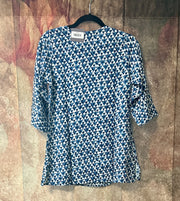 Short kurti with Indigo print