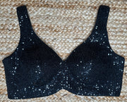Black sequins blouse