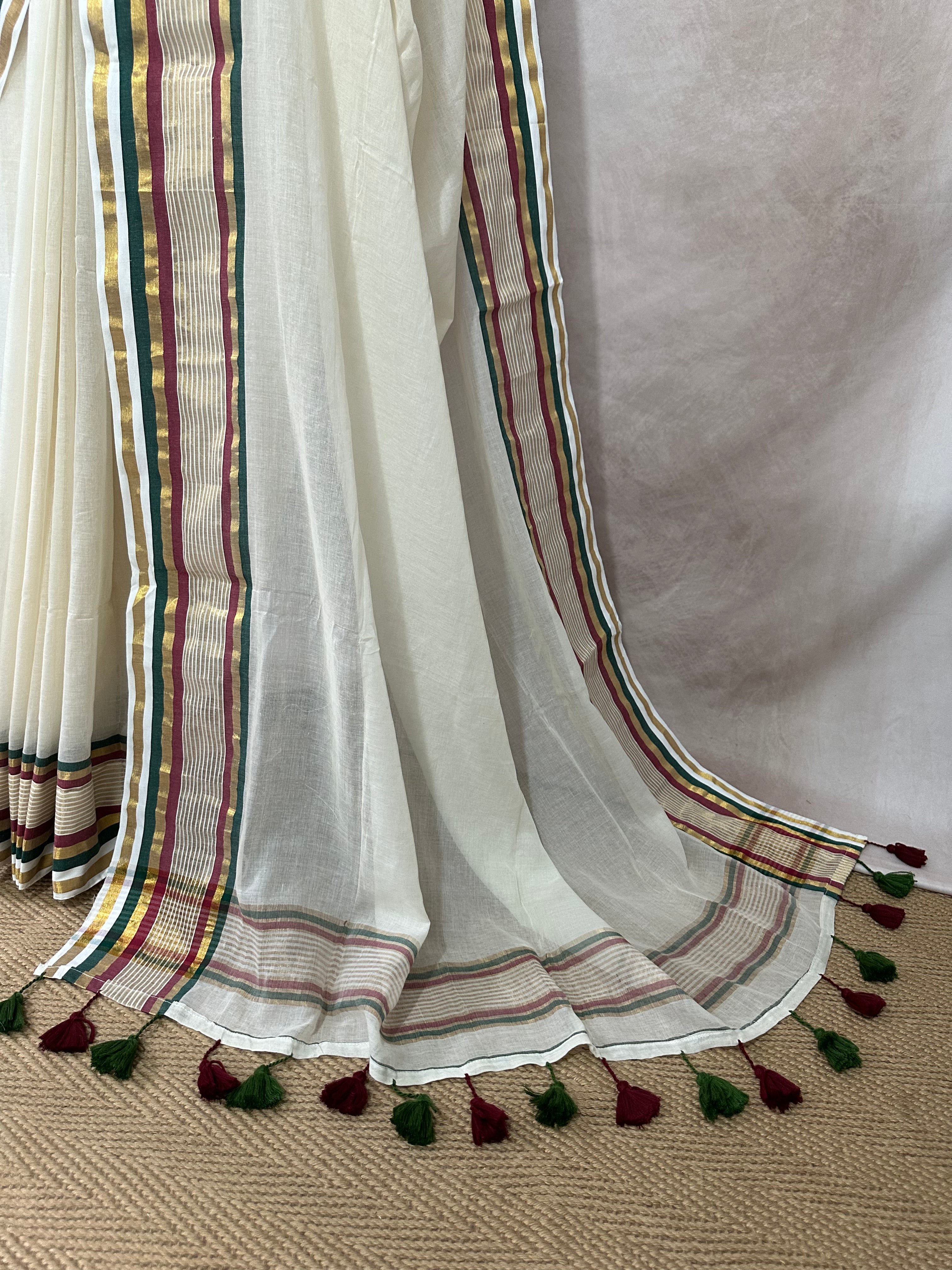 Mulcotton saree