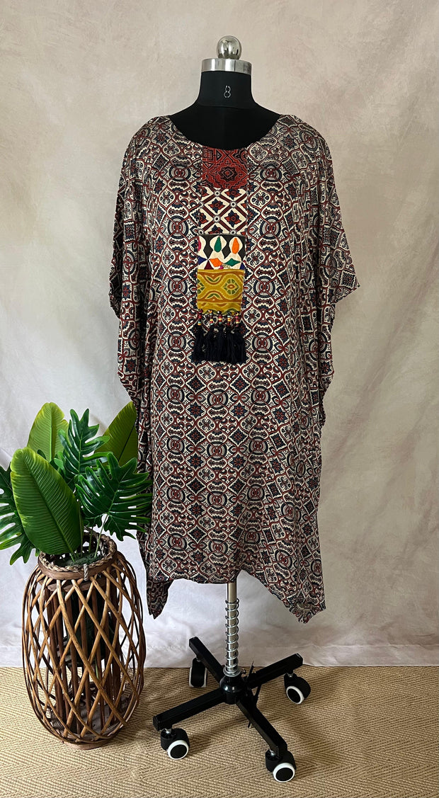 Modal silk kaftan