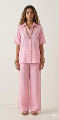 Pure linen cord set
