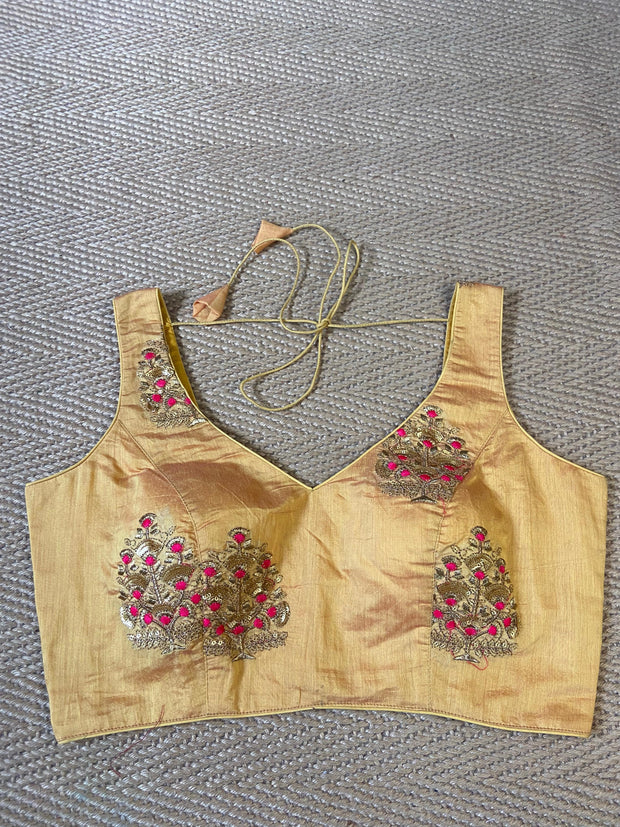 Mustard yellow blouse